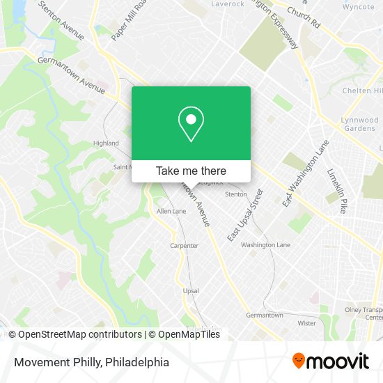 Movement Philly map