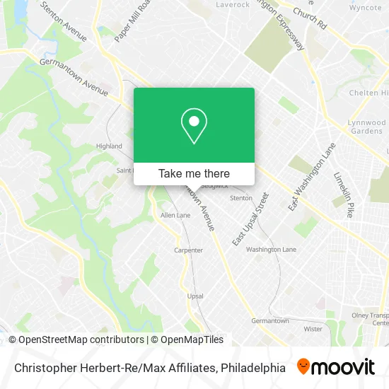 Christopher Herbert-Re / Max Affiliates map