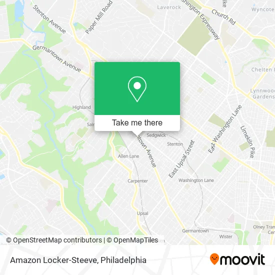 Amazon Locker-Steeve map