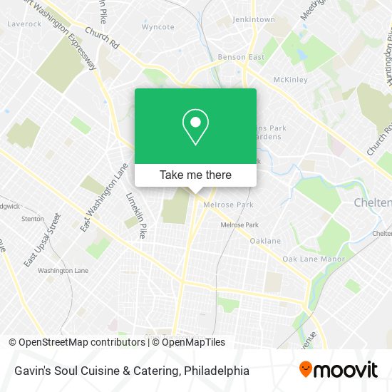 Mapa de Gavin's Soul Cuisine & Catering