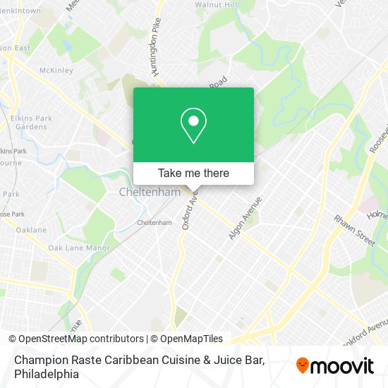 Mapa de Champion Raste Caribbean Cuisine & Juice Bar