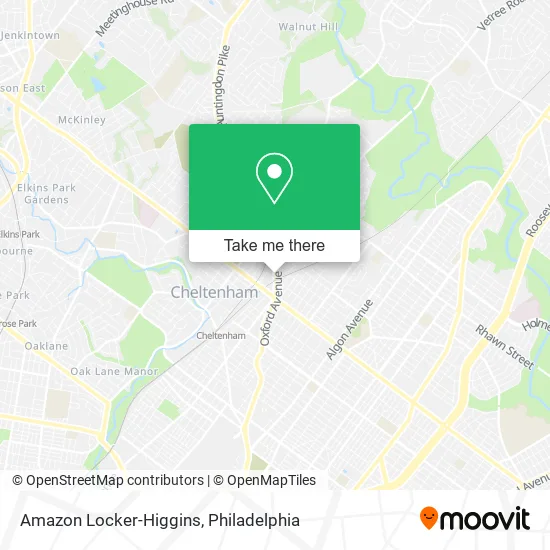 Amazon Locker-Higgins map