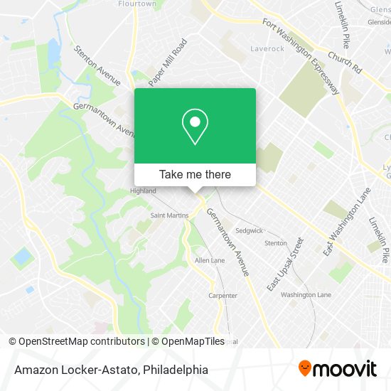 Mapa de Amazon Locker-Astato