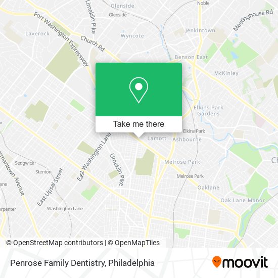 Mapa de Penrose Family Dentistry