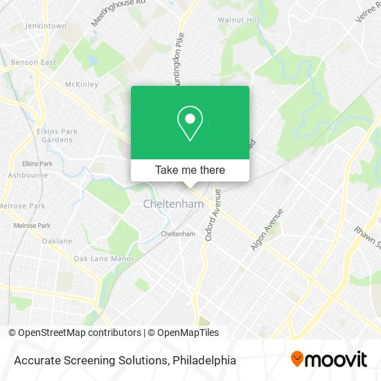 Accurate Screening Solutions map
