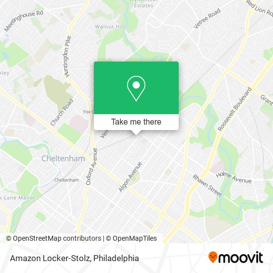 Amazon Locker-Stolz map