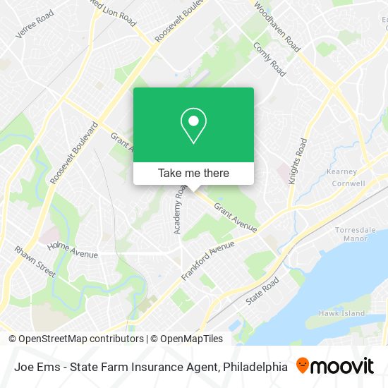 Mapa de Joe Ems - State Farm Insurance Agent