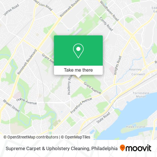 Supreme Carpet & Upholstery Cleaning map