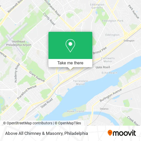 Above All Chimney & Masonry map