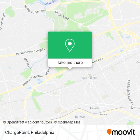 ChargePoint map