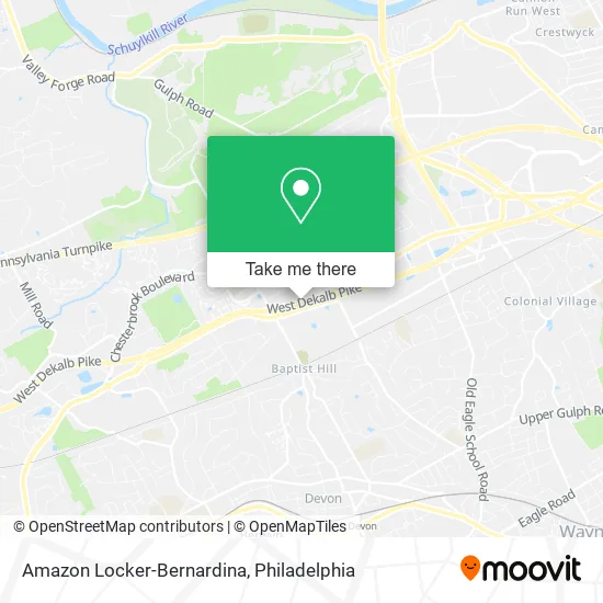 Amazon Locker-Bernardina map