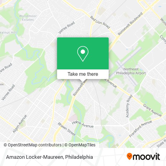 Amazon Locker-Maureen map