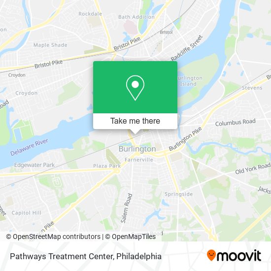 Mapa de Pathways Treatment Center