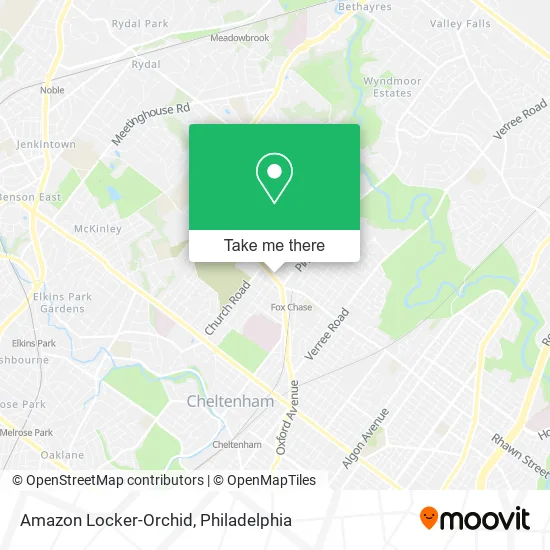 Amazon Locker-Orchid map