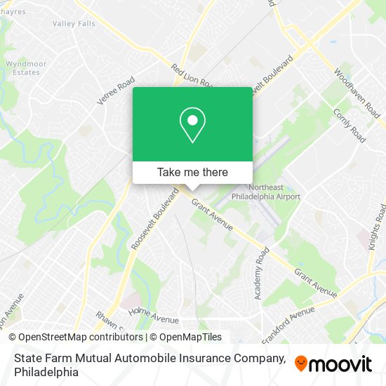 State Farm Mutual Automobile Insurance Company map