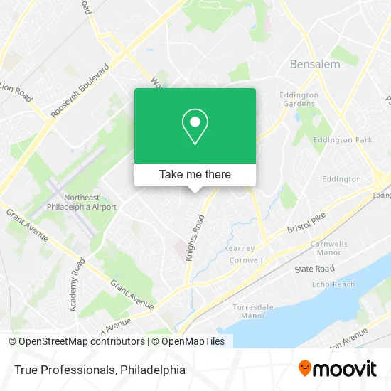 True Professionals map