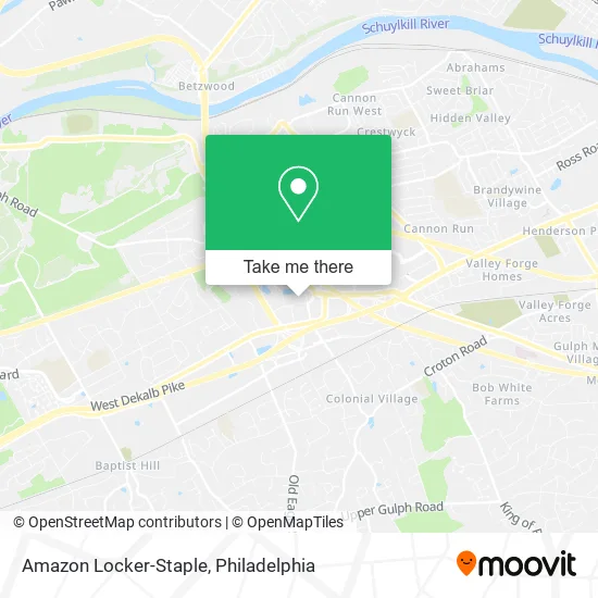 Amazon Locker-Staple map