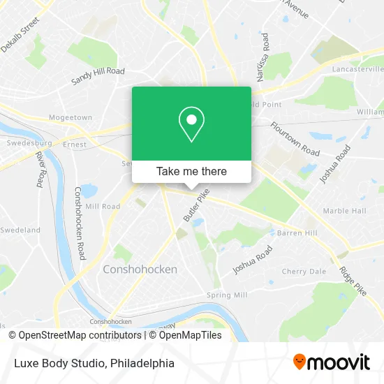 Luxe Body Studio map