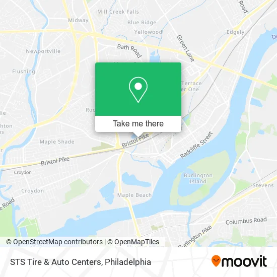 STS Tire & Auto Centers map