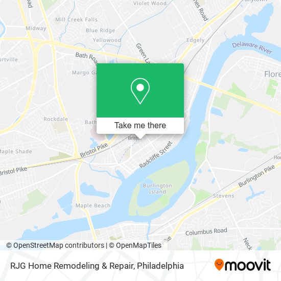 RJG Home Remodeling & Repair map