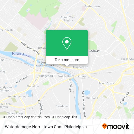 Waterdamage-Norristown.Com map