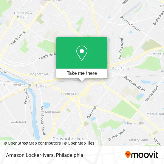Amazon Locker-Ivars map