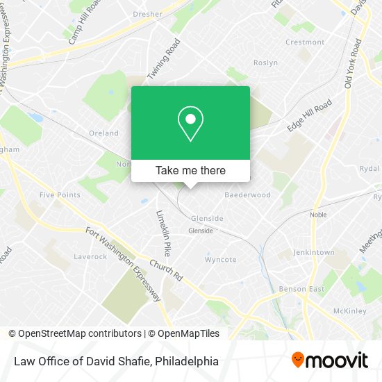 Law Office of David Shafie map
