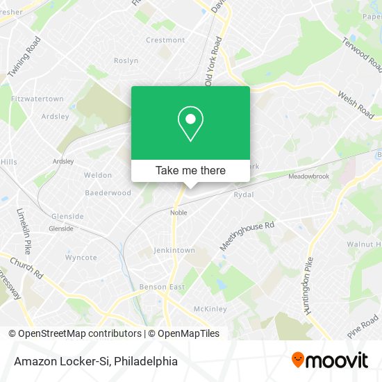 Amazon Locker-Si map