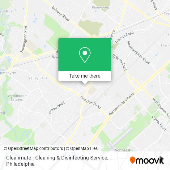 Cleanmate - Cleaning & Disinfecting Service map