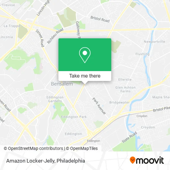Amazon Locker-Jelly map