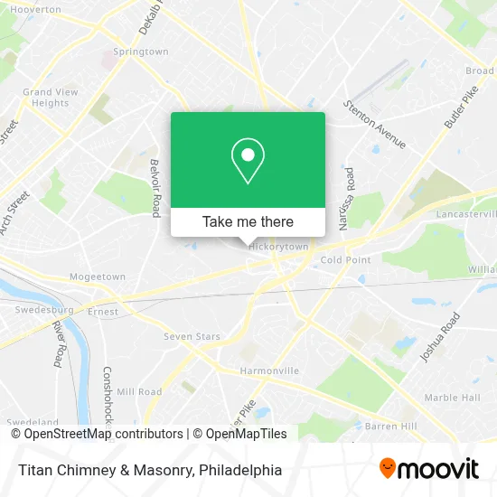 Titan Chimney & Masonry map