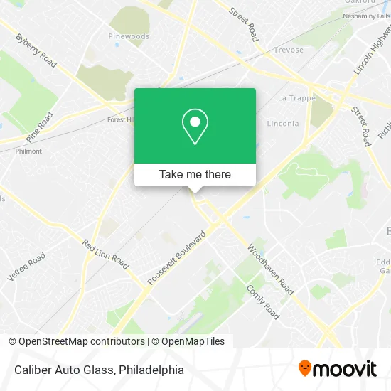 Caliber Auto Glass map