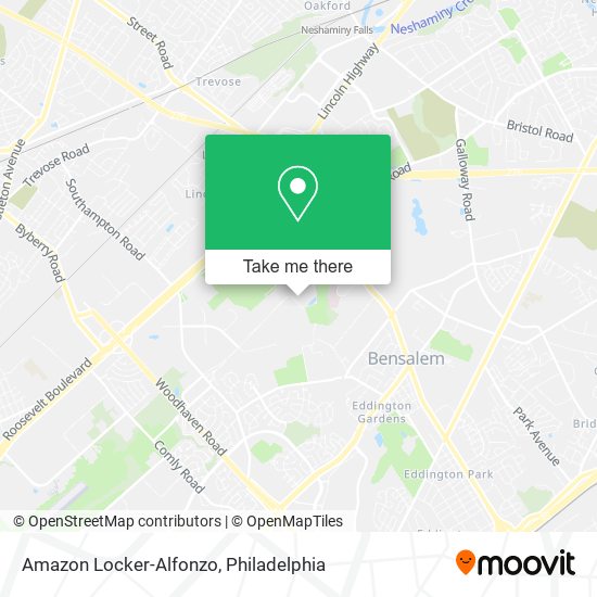 Amazon Locker-Alfonzo map