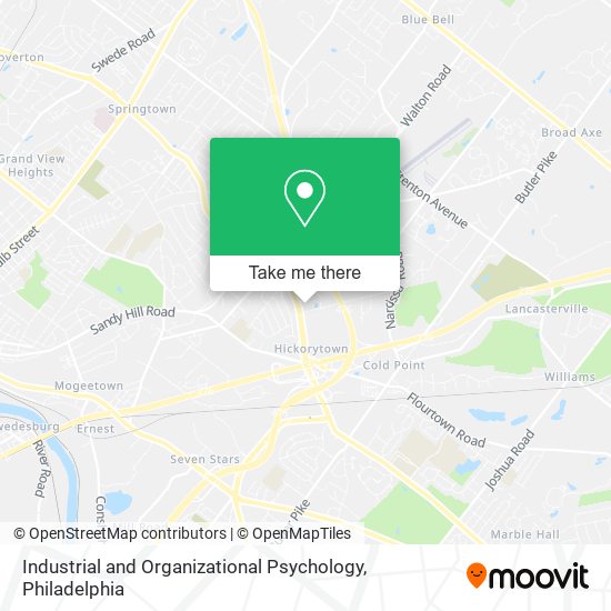 Mapa de Industrial and Organizational Psychology