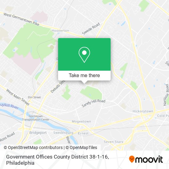 Government Offices County District 38-1-16 map