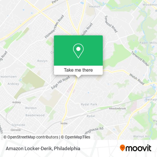 Amazon Locker-Derik map