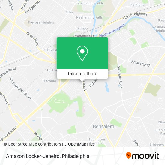 Mapa de Amazon Locker-Jeneiro