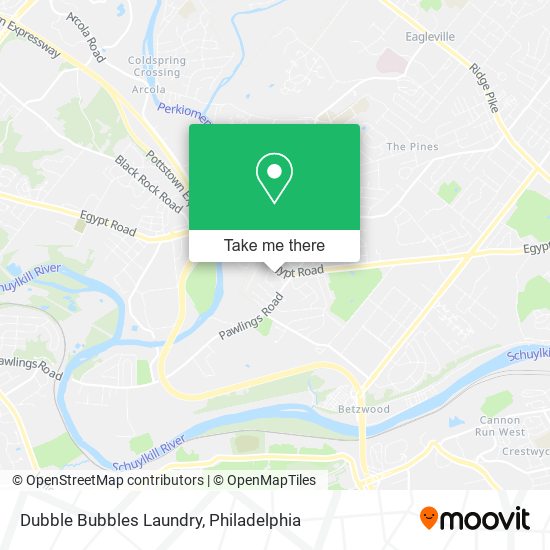 Dubble Bubbles Laundry map