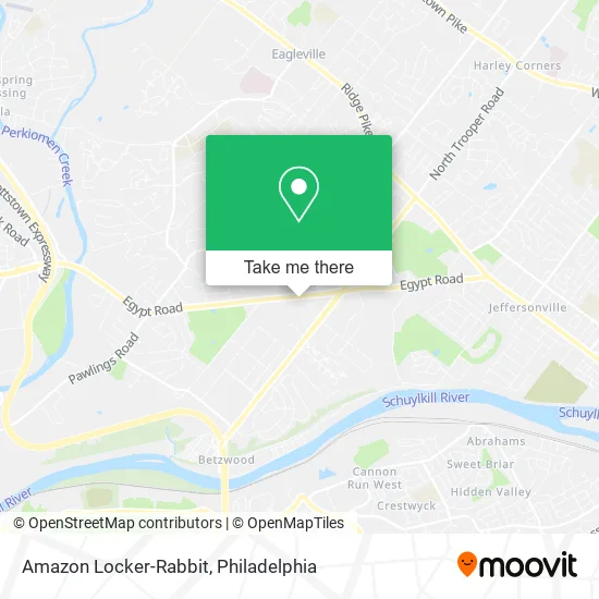 Amazon Locker-Rabbit map