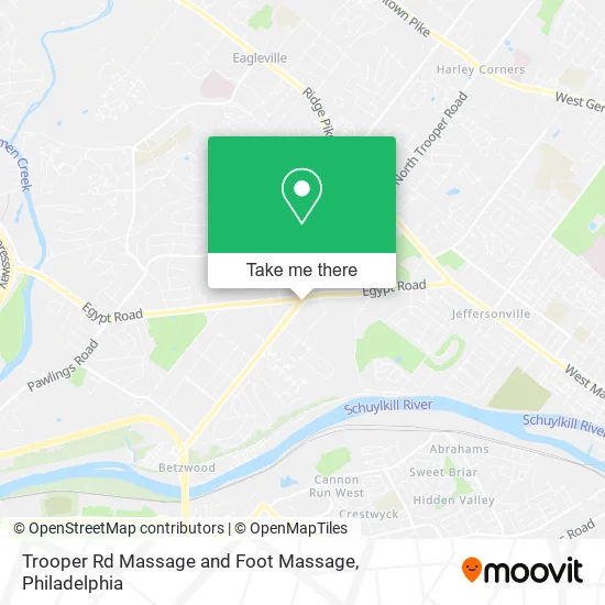 Trooper Rd Massage and Foot Massage map