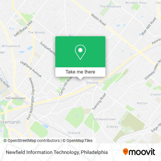 Newfield Information Technology map