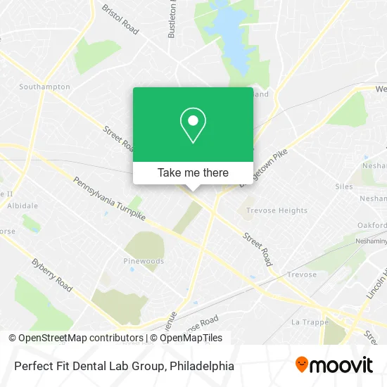 Mapa de Perfect Fit Dental Lab Group