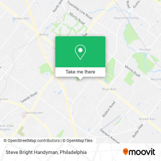 Steve Bright Handyman map