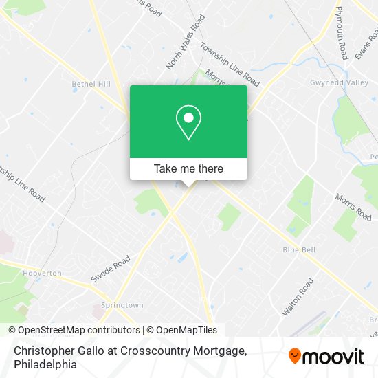 Christopher Gallo at Crosscountry Mortgage map