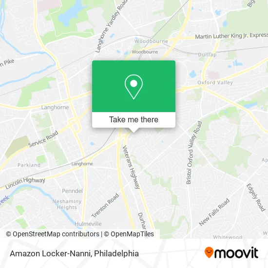 Amazon Locker-Nanni map