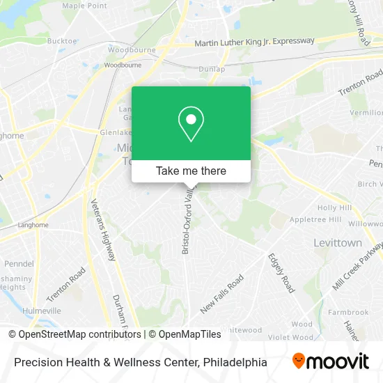Precision Health & Wellness Center map