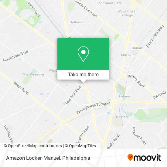 Amazon Locker-Manuel map