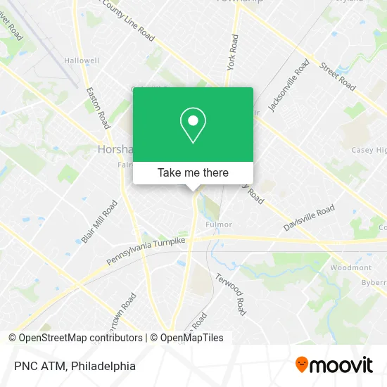 PNC ATM map