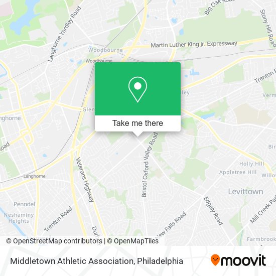 Mapa de Middletown Athletic Association