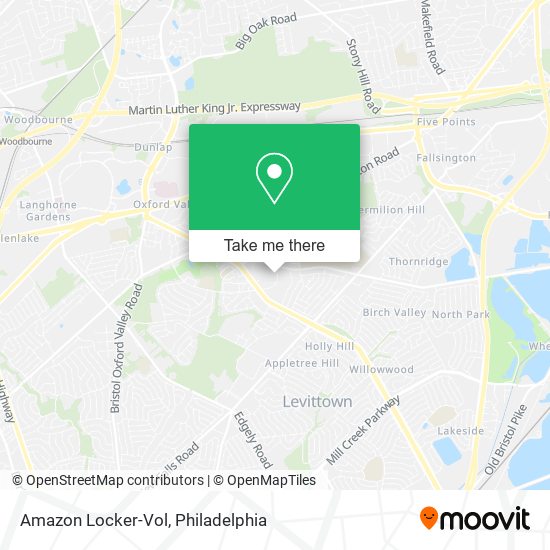 Mapa de Amazon Locker-Vol